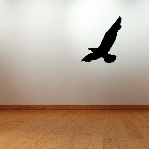 Image of Graceful Drifting Seagull Decal