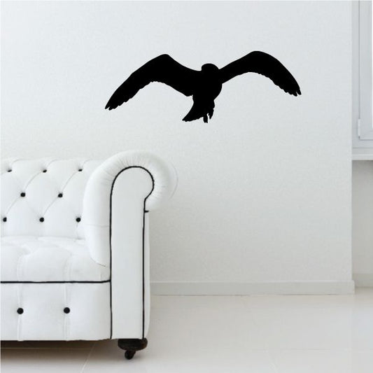 Image of Graceful Flapping Seagull Decal