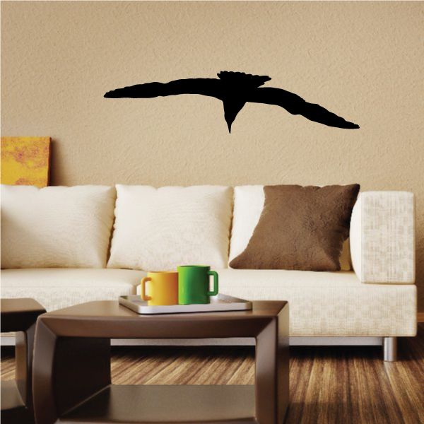 Image of Graceful Hovering Seagull Decal