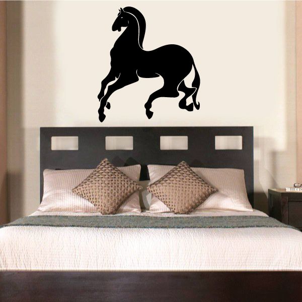 Image of Graceful Landing Horse Decal