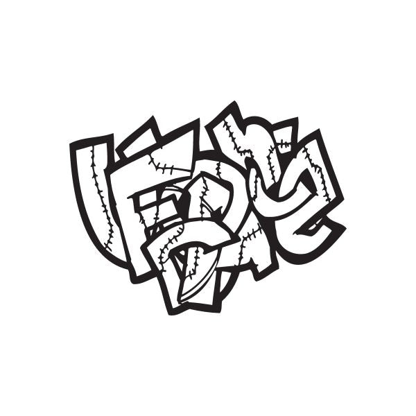 Image of Graffiti Dance Wall Decal - Vinyl Decal - Car Decal - DC 047