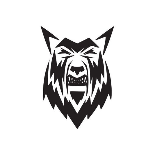 Image of Grand Wolf Head Decal