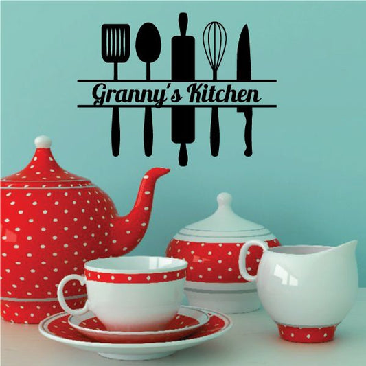 Image of Grannys Kitchen Wall Decal