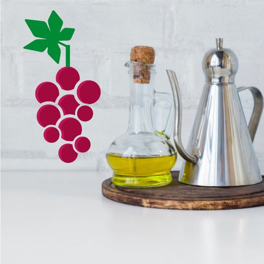 Image of Grapes Wall Decal - Vinyl Decal - Car Decal - Idcolor003
