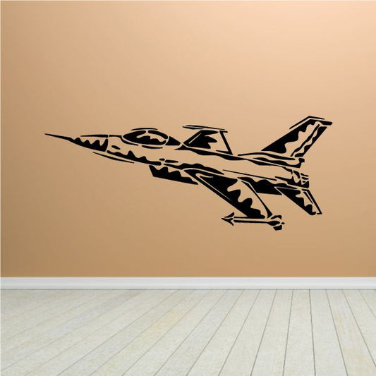 Image of Graphic F-16 Fighting Falcon Decal