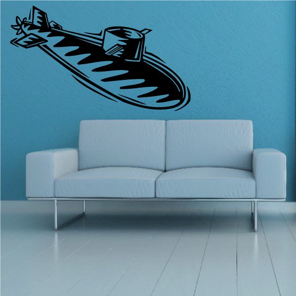 Image of Graphic Submarine Decal