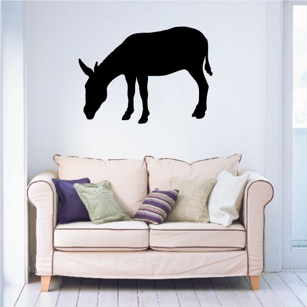 Image of Grazing Donkey Decal