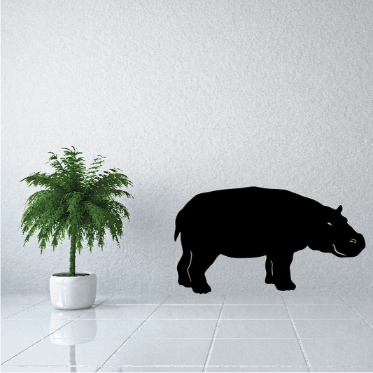 Image of Grazing Hippo Decal