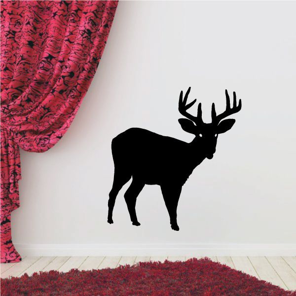 Image of Great Buck Deer Standing Decal