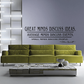Wall decal with Eleanor Roosevelt quote in white lettering, centered layout