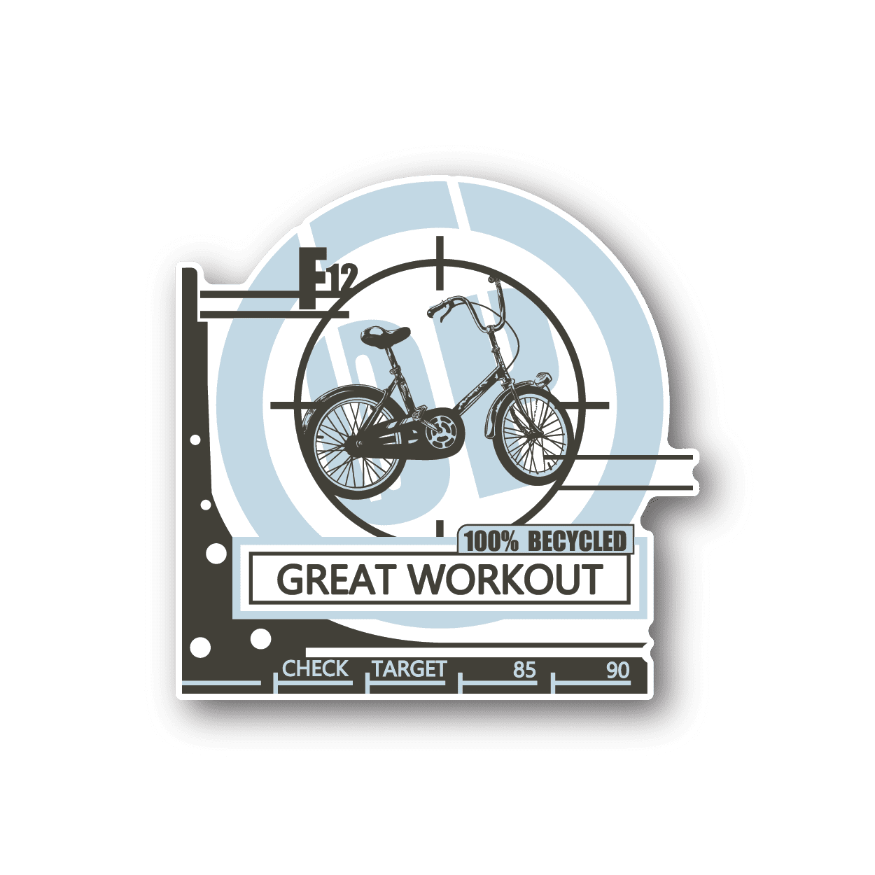 Image of Great Workout BMX Sticker