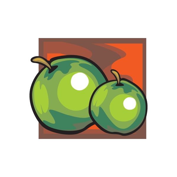 Image of Green Apple Sticker