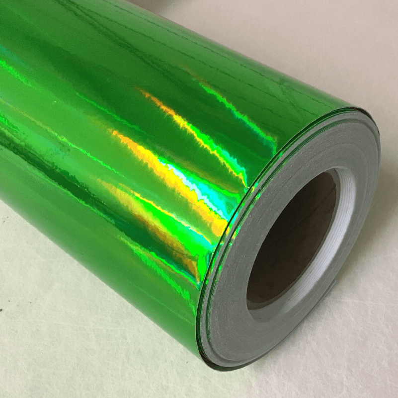 Image of Lime Oil Slick Rainbow Chrome Vinyl