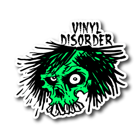 Image of Green Skull Vinyl Sticker