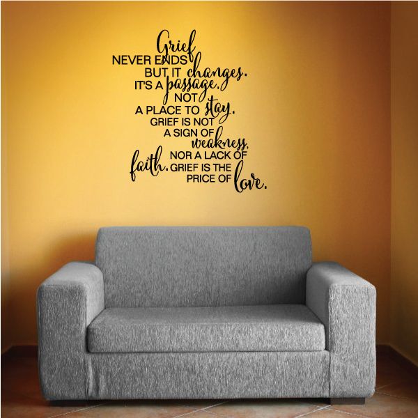 Greif Never Ends But it Changes Wall Decal