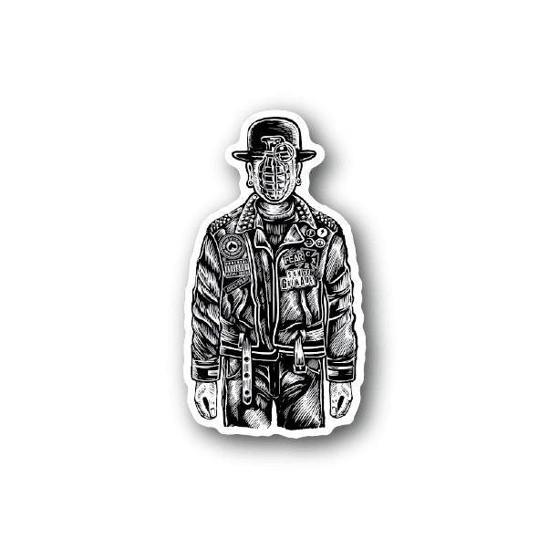 Image of Grenade Face Sticker