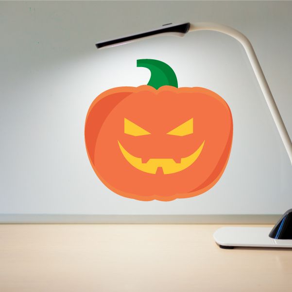 Image of Grinning Jack-o-Lantern Sticker