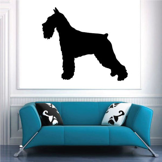 Image of Groomed Standard Schnauzer Decal