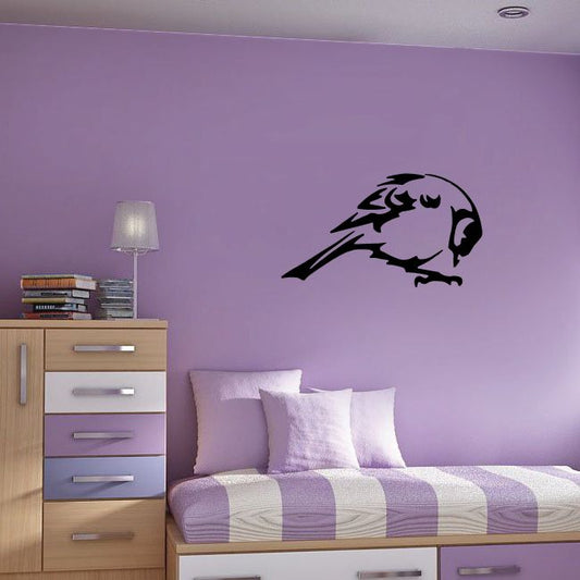 Image of Grooming Finch Bird Decal