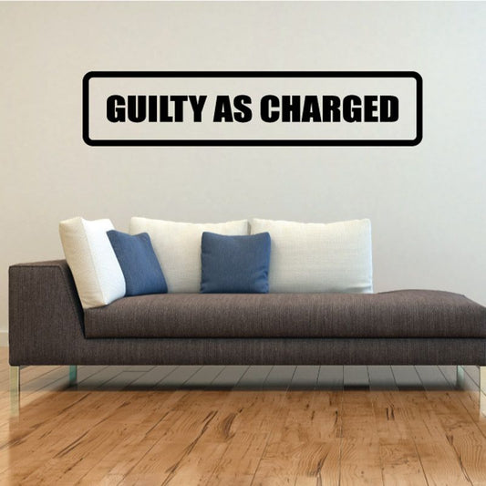 Image of Guilty as Charged Decal