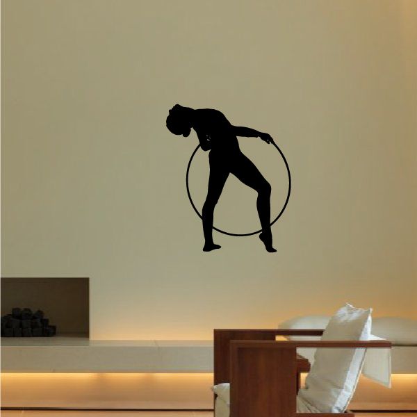 Image of Gymnastics Wall Decal - Vinyl Decal - Car Decal - AL 008