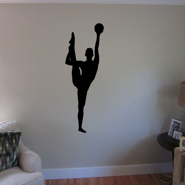 Image of Gymnastics Wall Decal - Vinyl Decal - Car Decal - AL 012