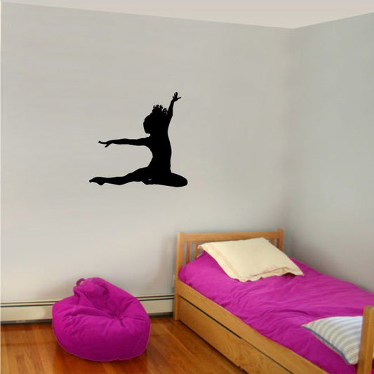 Image of Gymnastics Wall Decal - Vinyl Decal - Car Decal - AL 041