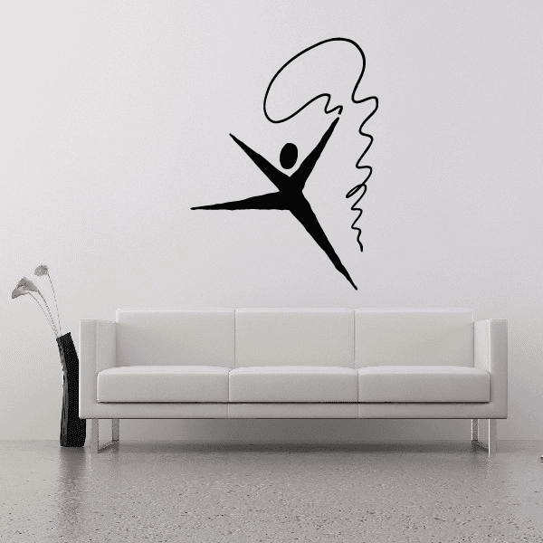 Image of Gymnastics Wall Decal - Vinyl Decal - Car Decal - Bl014