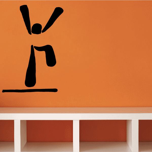 Image of Gymnastics Wall Decal - Vinyl Decal - Car Decal - Bl021