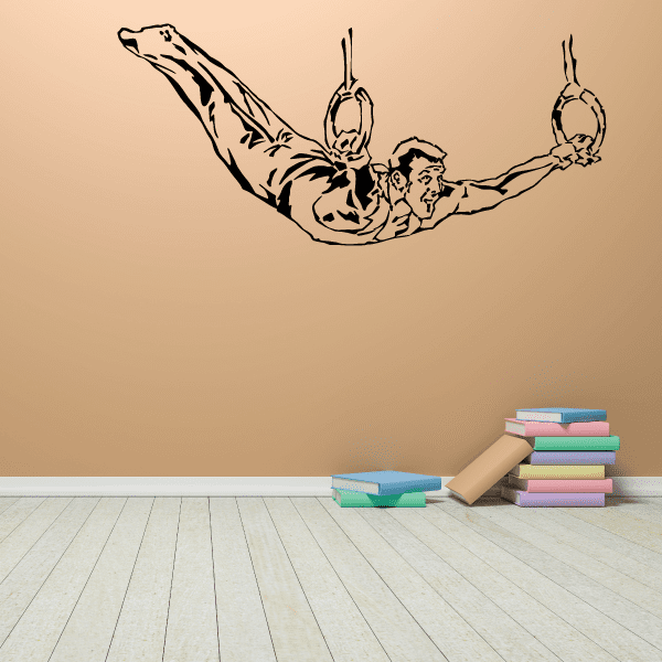 Image of Gymnastics Wall Decal - Vinyl Decal - Car Decal - CDS005