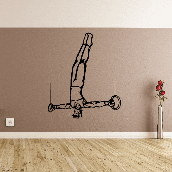 Image of Gymnastics Wall Decal - Vinyl Decal - Car Decal - CDS013