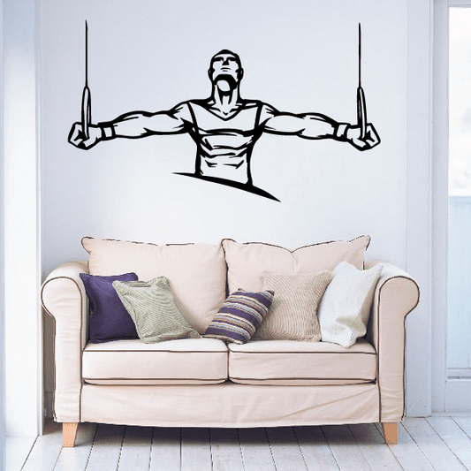 Image of Gymnastics Wall Decal - Vinyl Decal - Car Decal - CDS014