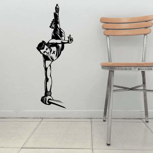 Image of Gymnastics Wall Decal - Vinyl Decal - Car Decal - CDS015