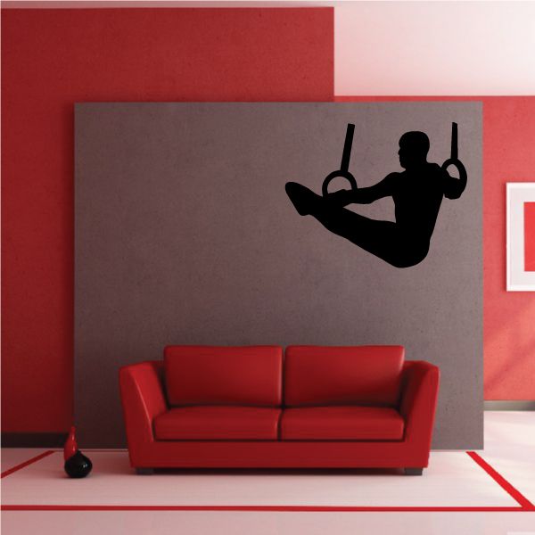 Image of Gymnastics Wall Decal - Vinyl Decal - Car Decal - NS007