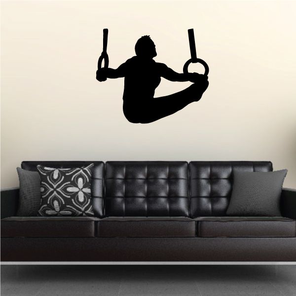 Image of Gymnastics Wall Decal - Vinyl Decal - Car Decal - NS009