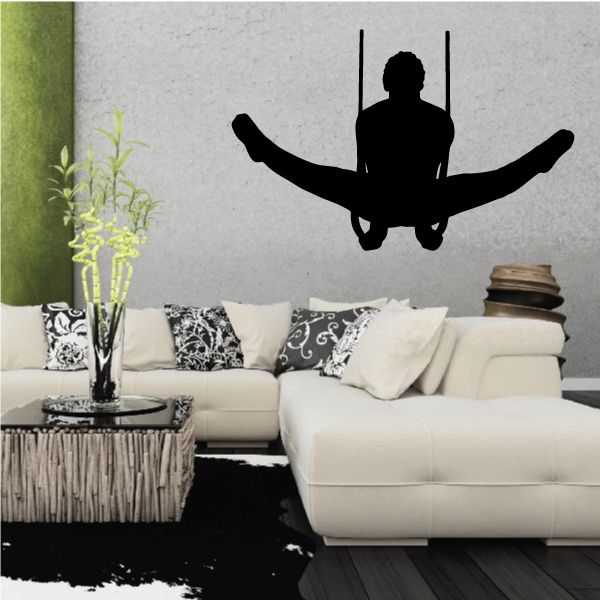 Image of Gymnastics Wall Decal - Vinyl Decal - Car Decal - NS016