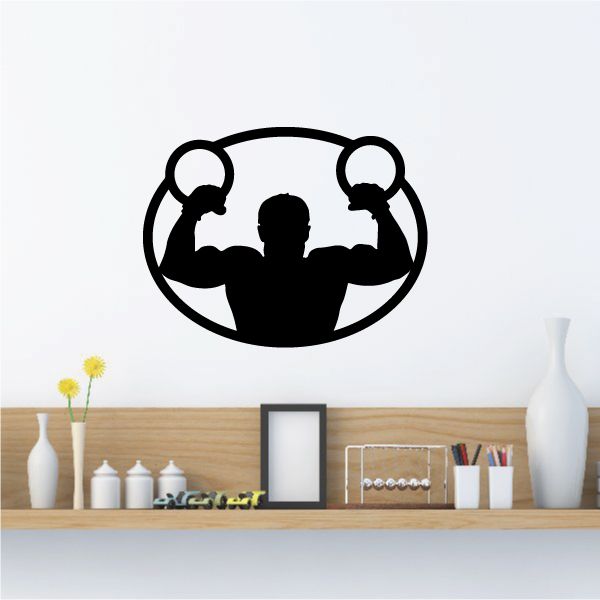 Image of Gymnastics Wall Decal - Vinyl Decal - Car Decal - NS030