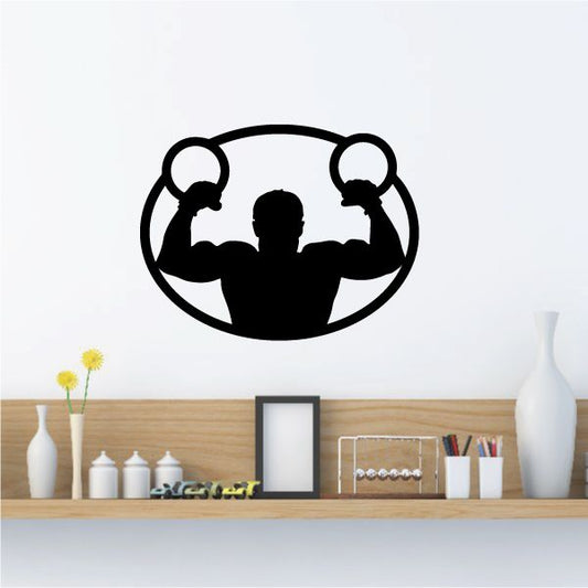 Image of Gymnastics Wall Decal - Vinyl Decal - Car Decal - NS030