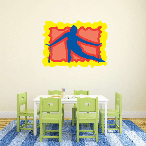 Image of Gymnastics Wall Decal - Vinyl Sticker - Car Sticker - Die Cut Sticker - CDSCOLOR012