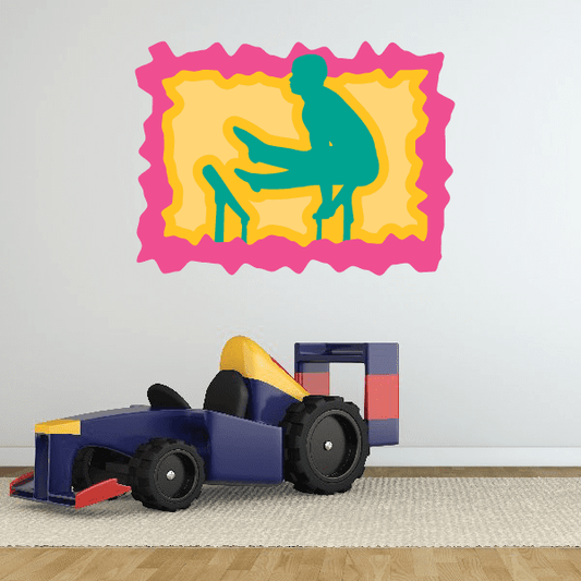 Image of Gymnastics Wall Decal - Vinyl Sticker - Car Sticker - Die Cut Sticker - CDSCOLOR021