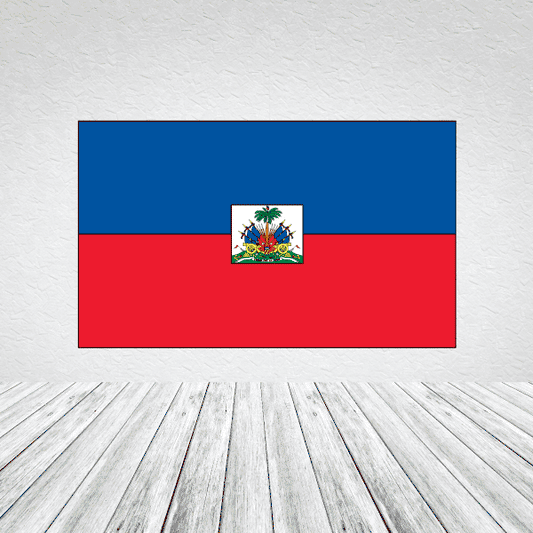 Image of Haiti Flag Sticker 02