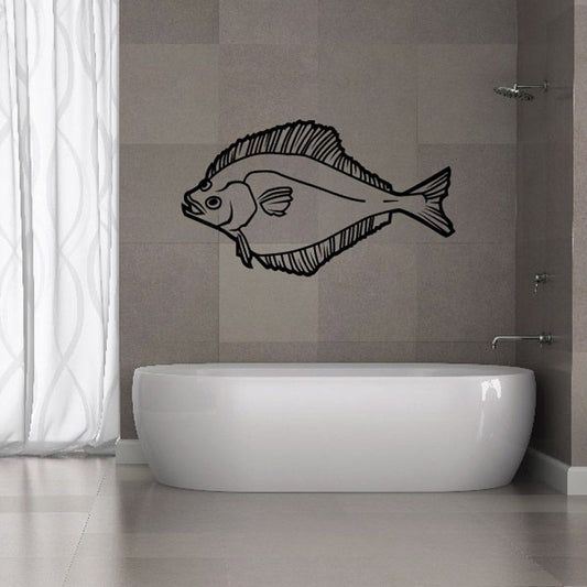 Image of Halibut Watching Decal