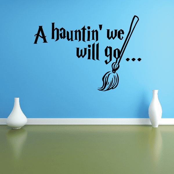 Image of Halloween A Haunting we will go Decal