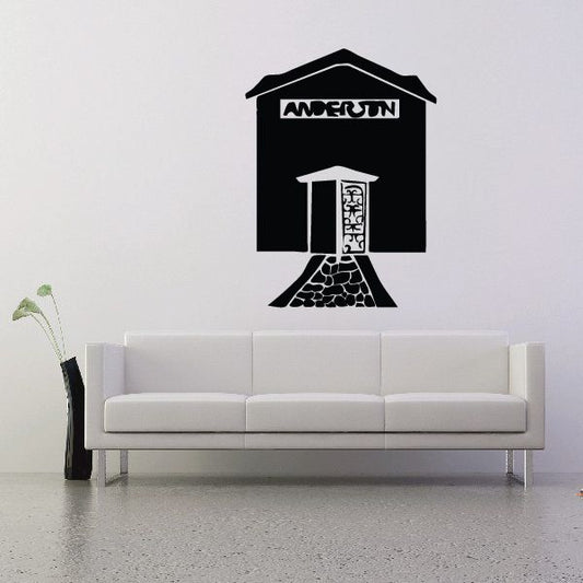 Image of Halloween Anderson Haunted House Decal