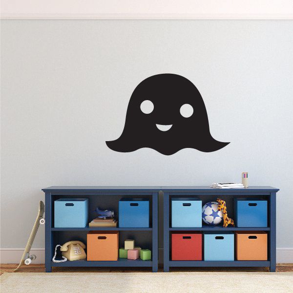 Image of Halloween Cute Little Ghost Blob Decal