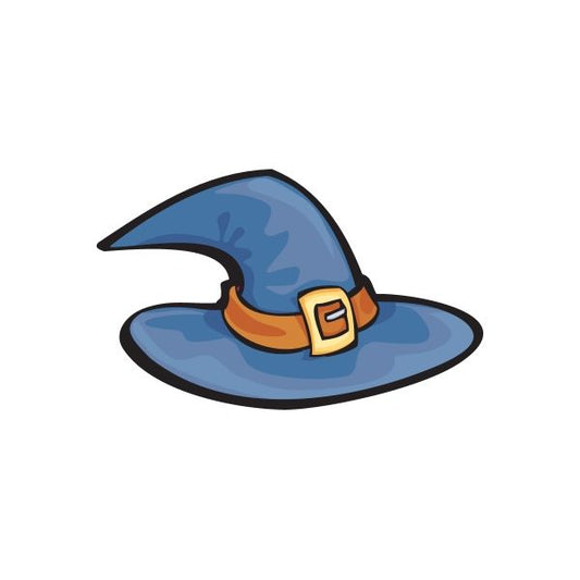 Image of Halloween Elegant Witch Hat Sticker