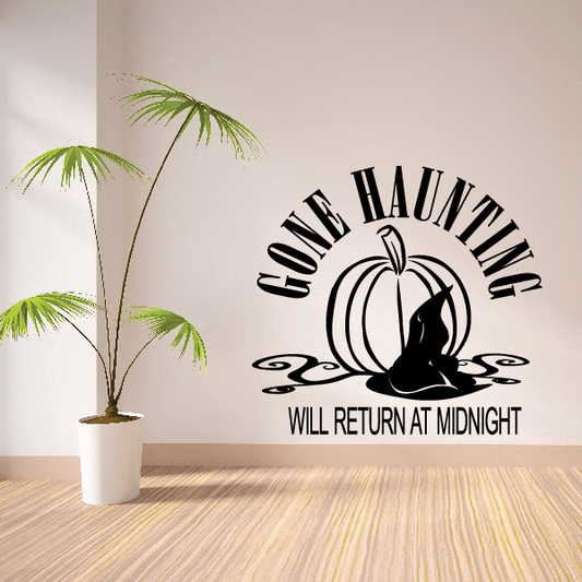 Image of Halloween Gone Haunting will return at midnight Decal