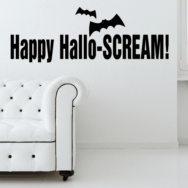 Image of Halloween Happy Hallo-Scream! Decal