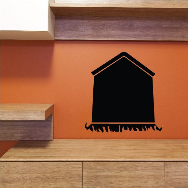 Image of Halloween House Tombstone Decal