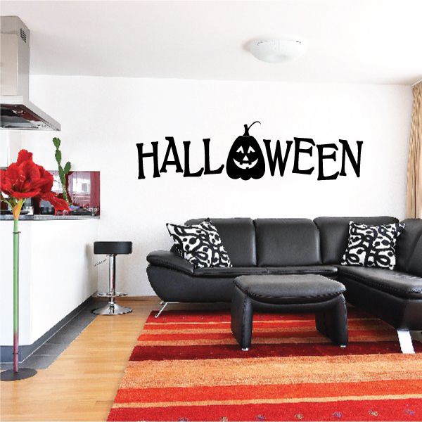 Image of Halloween Jack-o-Lantern Decal